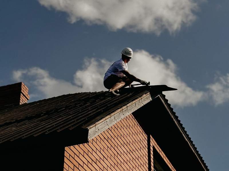 Representative photo: roofing work in progress, identity protected